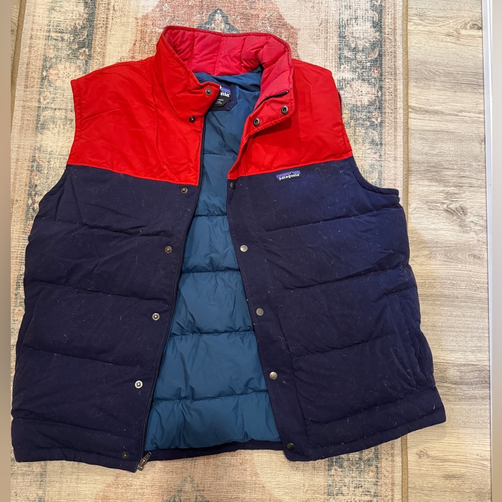 Patagonia Red and Blue Men's Vest